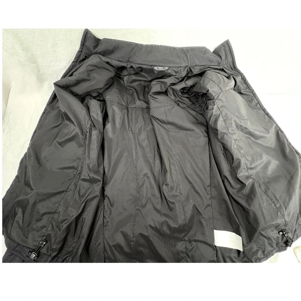 Arcteryx Proton LT Jacket Mens XL Black Grey Insulated Full Zip Lightweight Coat